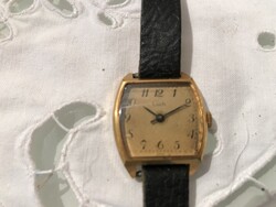 1960 év - LUCH SZOVJET MECHANIKUS NŐI KARÓRA - 3 x 3 cm - TÖKÉLETES - HIBÁTLAN
