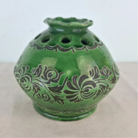 Ikebana magyar vaza, zold vaza, ikebana, regei