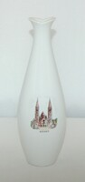 Aquincumi porcelán emlék váza Szegedi  Dóm