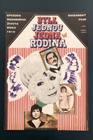 Volt egyszer egy család – Révész György filmjének csehszlovák plakátja, 1972