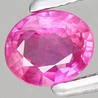 0.31ct VS-SI1 4.7x4mm Természetes Burmai Pink Rubin, Csodálatosan Gyönyörű Ékkő