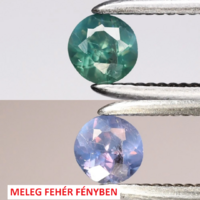 0.16ct 3.3mm Orosz Alexandrit, Csodálatosan Gyönyörű Nagyon Ritka Drágakő