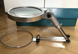 Kinyitható, talpas nagyító. Állítható kar. Márka: PRO'SKIT MA-015 Foldable Magnifier (130mm)