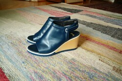 Camper bőr szandál 39-es peep toe nyári cipő