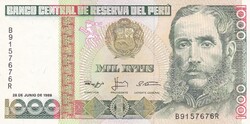 1.000  Intis  1988  Peru   A képen látható Szép  Új állapotban