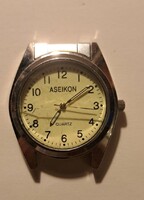 ASEIKON Quartz vintage férfi karóra – törött üveggel, szíj nélkül, alkatrésznek