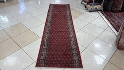 4489 KIÁRUSÍTÁS  Mir mintás gyapjú perzsa futó szőnyeg 70X240CM