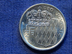 Monaco 1/2 Franc 1968
