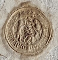 Nagybánya város 1693. évi záloglevele a külső malomról, szép állapotú pecséttel.