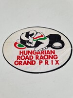 Retro Hungarian Road Racing Grand Prix motoros matrica - Ritkaság! 11x7,5cm