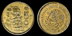 E 4525 Mexikó 100 peso 1988
