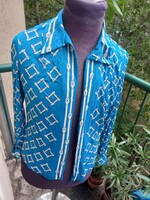 Retro női ruha,  selyem blézer, nagyon jó minőségű anyagból