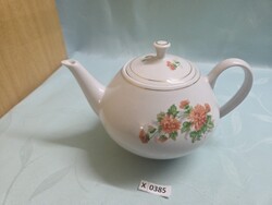 X0385 Hollóházi tea kiöntő 15 cm  ﻿a képeken látható állapotban