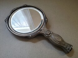 Empire Art Silver marked vanity, hand mirror, 25 cm