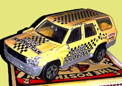 1990's Eredeti még francia MAJORETTE No. 276 - TOYOTA RUNNER RALLY ém kisautó 1:58