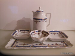 TÁLALÓ - VICTORIA - 5 db - ANTIK - SZÁMOZOTT - ALKUDNI ÉR ! - PORCELÁN - HIBÁTLAN