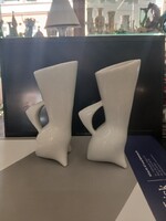 Zsolnay Török J. art deco Macska vázák