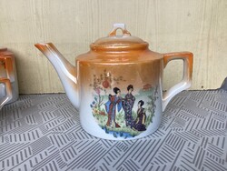 ZSOLNAY GÉSA MINTÁS PORCELÁN TEAKIÖNTŐ