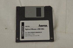 Hama egér-illesztőprogram 3,5" kislemez (floppy)-A332