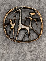 Retró bronz kitüző