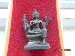 Antik BRAHMA 4 arcú hindu istenség ,bronz szobor,talizmán