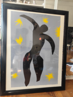 Óriás Henri Matisse keretezett kép – Ikarosz (V&A Museum London, 102x130cm