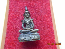 Antik BUDDHA részletgazdag bronz szobor,talizmán