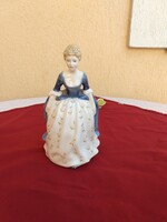 Egy szép Angol  porcelán hölgy, Royal Doulton,,Hibátlan,,Limitált kiadás, 19,5 cm,