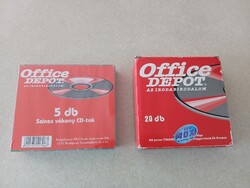 Írható CD-R lemez,  CD tok