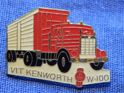 VIT KENWORTH W-100 Kamion - zománcozott kitűző