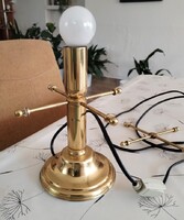 Retro Réz Asztali Lámpa - Fémipari Szolgáltató Kisszövetkezet 1970-es évek