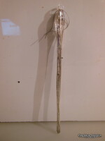 ÜVEG - 30 cm - JÉGCSAP - KARÁCSONYFADÍSZ - 30 x 2 cm - FONCSOROZOTT - HIBÁTLAN