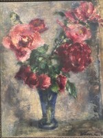 Vén Emil - Virágok..(66x56cm)