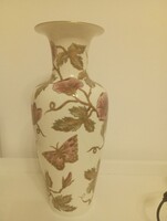 Zsolnay váza hajnalka, pillangó (lepke) – 35 cm.