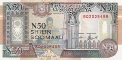50  Shilling  1991  Szomália  A képen látható Szép Új állapotban