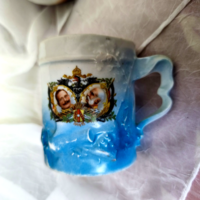 I. vh-s szövetséges uralkodók porcelán emlékbögre – Ritkaság 1914/15.