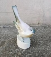 Zsolnay cinege madár porcelán.