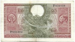 100 frank francs 20 belga belgas 1943.02.01. Belgium