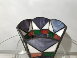 KASPÓ - TIFFANY - ÜVEG - 12 x 8,5 cm  - NÉMET - HIBÁTLAN
