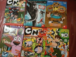 Retro Cartoon Network magazin és képregény csomag (6 db) – Ben 10, Pókember, KND – OLVASATLAN!
