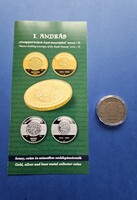 2023. évi I. András színesfém emlékérme bontatlan MNB csomagolásban!