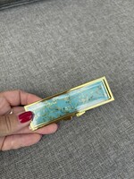 Van Gogh mandulavirágzás mintázatú gyógyszeres szelence tükörrel