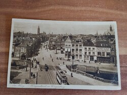 Hollandia, Dan Haag, Hága,Wagenbrug híd, villamos, 1925-ből