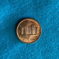 Olaszország - Italy - 1 euro cent - 2002 coin