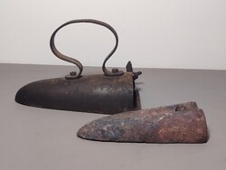 Antik ökörnyelv vasaló 1870 évek ALKUDHATÓ