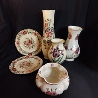 Zsolnay Exkluzív porcelán gyűjtemény – Orchideás és vadvirágos vázák, kaspó szettben