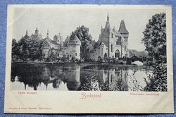Budapest - Vajda Hunyad (így)  - antik képeslap Römmer&Jonas, Dresden kiadó Örömy Sándor forgalmazó