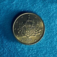 Olaszország - Italy - 50 euro cents - 2002 coin