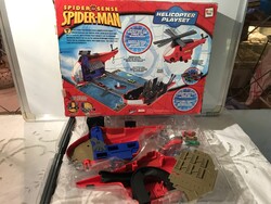 SPIDER MAN - ÚJ - HELIKOPTER SZETT - ANGLIÁBÓL - HELIKOPTER - 14 x 5 x 4 cm