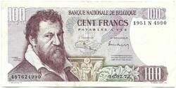 100 frank francs 1972.07.06. Belgium